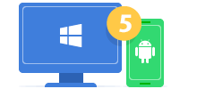 License for 5 devices Windows, Android/iOS